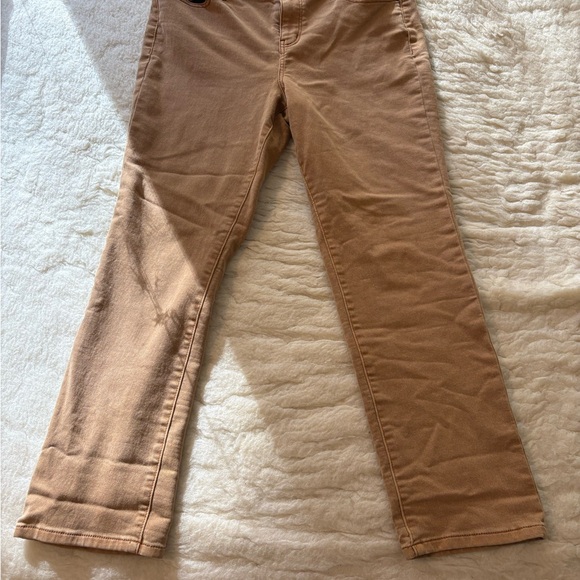 4/$25 Dressbarn Brown Straight Jeans - Picture 4 of 4